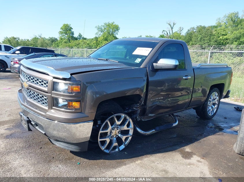 2014 CHEVROLET SILVERADO 1500 WORK TRUCK 1WT - 1GCNCPEH3EZ334000
