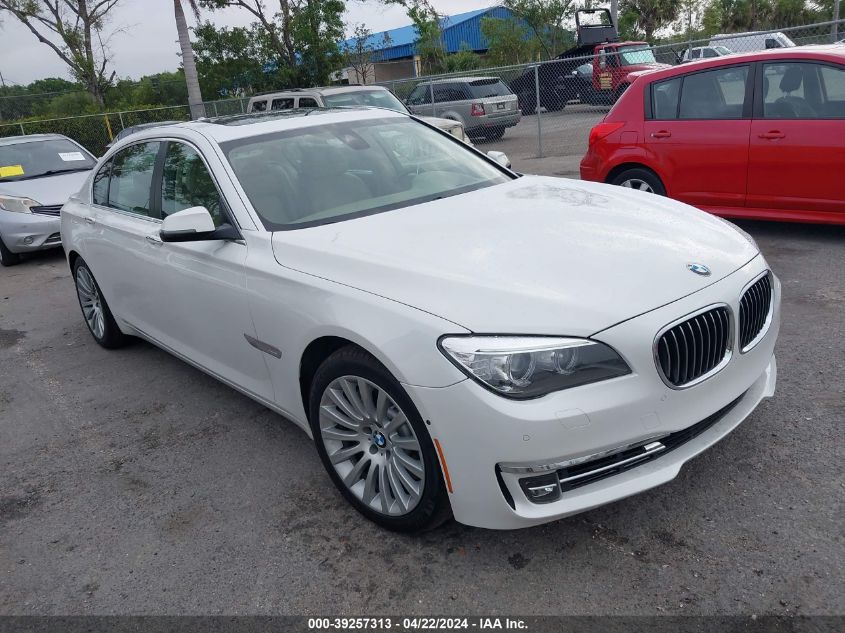 2013 BMW 750Li VIN: WBAYE8C51DDE22304 Lot: 39257313