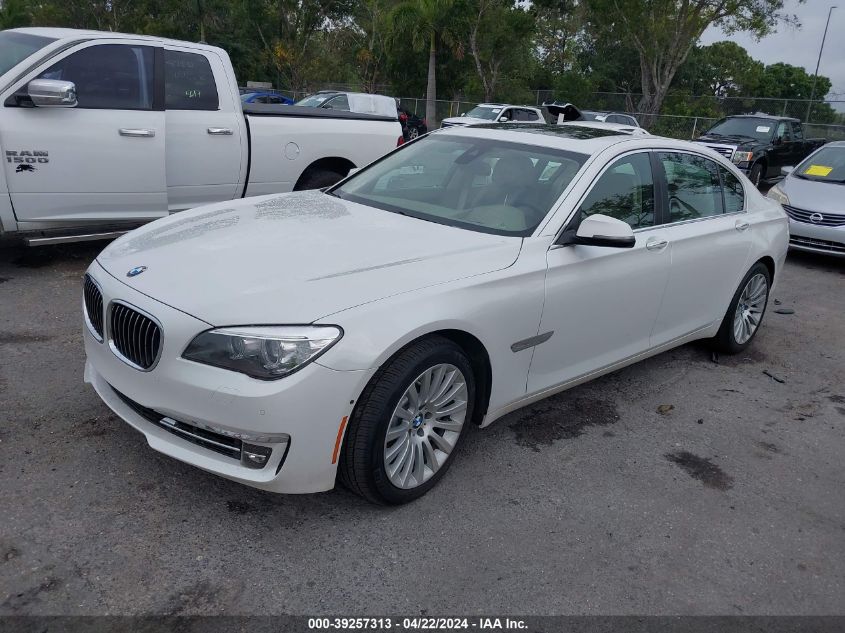 2013 BMW 750Li VIN: WBAYE8C51DDE22304 Lot: 39257313