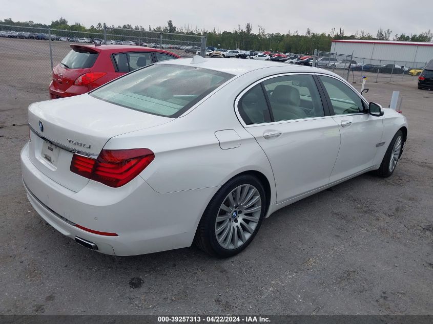 2013 BMW 750Li VIN: WBAYE8C51DDE22304 Lot: 39257313