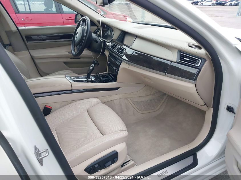 2013 BMW 750Li VIN: WBAYE8C51DDE22304 Lot: 39257313