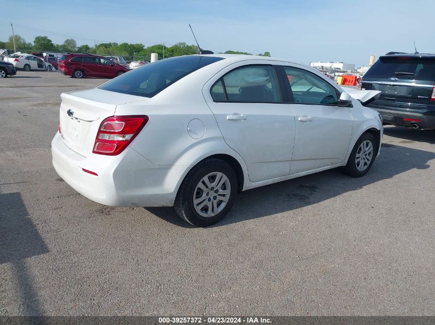 2018 Chevrolet Sonic Ls Auto VIN: 1G1JB5SH6J4132097 Lot: 39257372