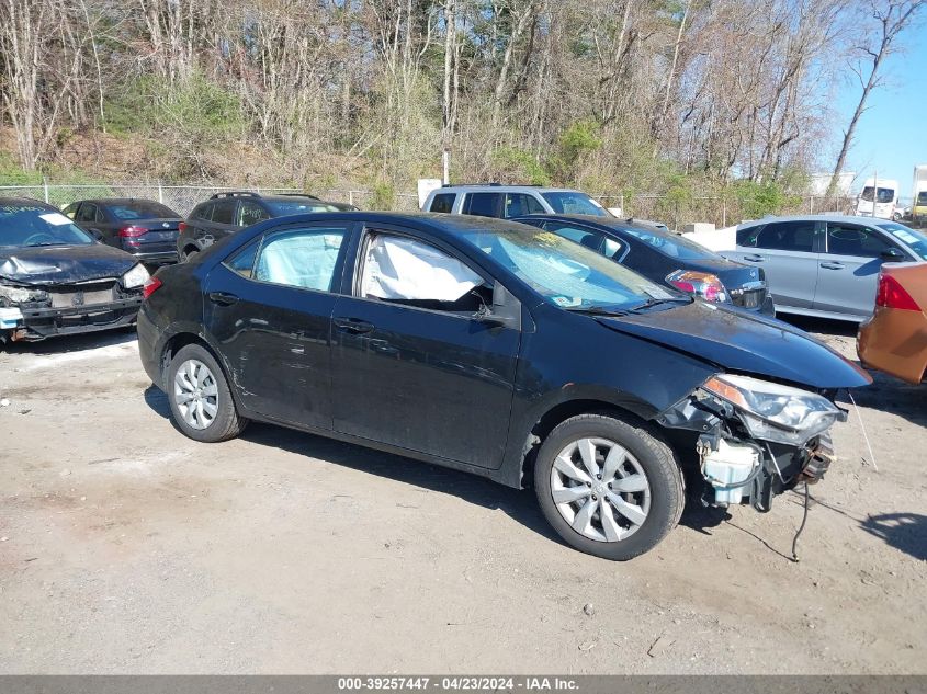 2015 Toyota Corolla Le VIN: 2T1BURHE1FC277322 Lot: 39257447