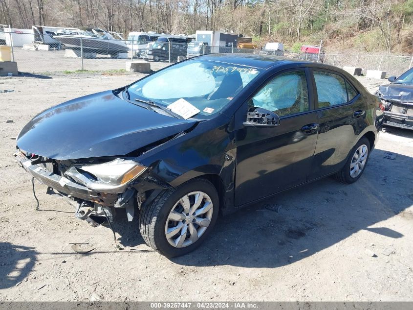 2015 Toyota Corolla Le VIN: 2T1BURHE1FC277322 Lot: 39257447