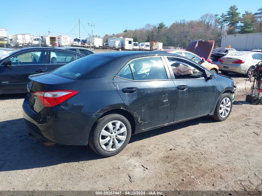 2015 Toyota Corolla Le VIN: 2T1BURHE1FC277322 Lot: 39257447