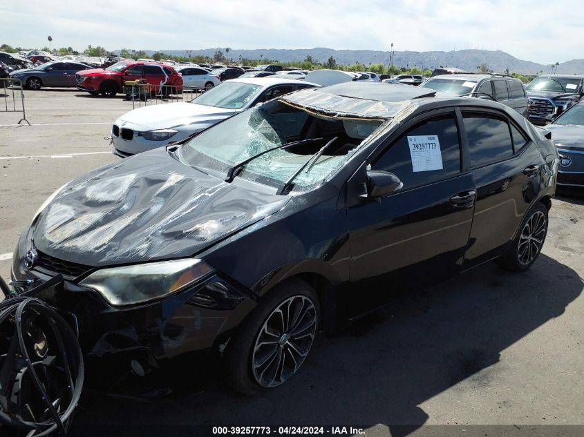 2014 Toyota Corolla S Plus VIN: 5YFBURHE5EP026480 Lot: 39257773