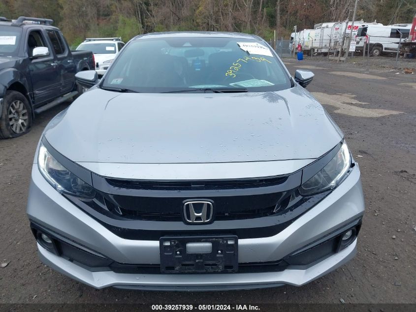 2019 Honda Civic Sport VIN: 2HGFC2F86KH596807 Lot: 39257939