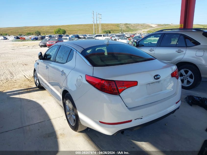 2013 Kia Optima Lx VIN: 5XXGM4A71DG255802 Lot: 39257974