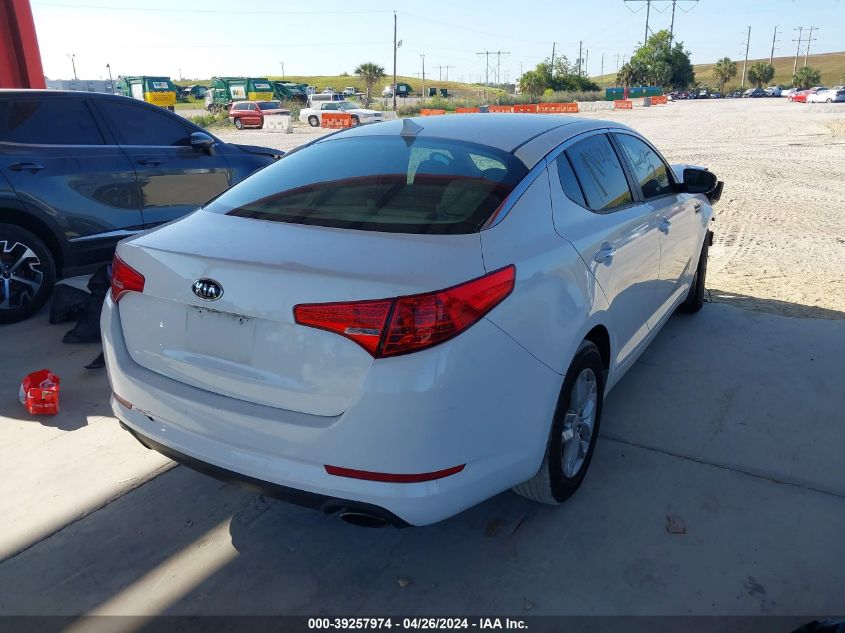 2013 Kia Optima Lx VIN: 5XXGM4A71DG255802 Lot: 39257974