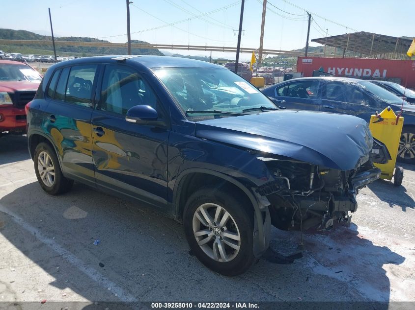 2013 VOLKSWAGEN TIGUAN S - WVGAV3AX0DW622194