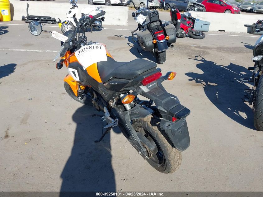 2020 Honda Grom 125 VIN: MLHJC7519L5201633 Lot: 39258101