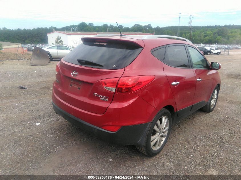 2013 Hyundai Tucson Limited VIN: KM8JU3AC3DU699198 Lot: 39258176