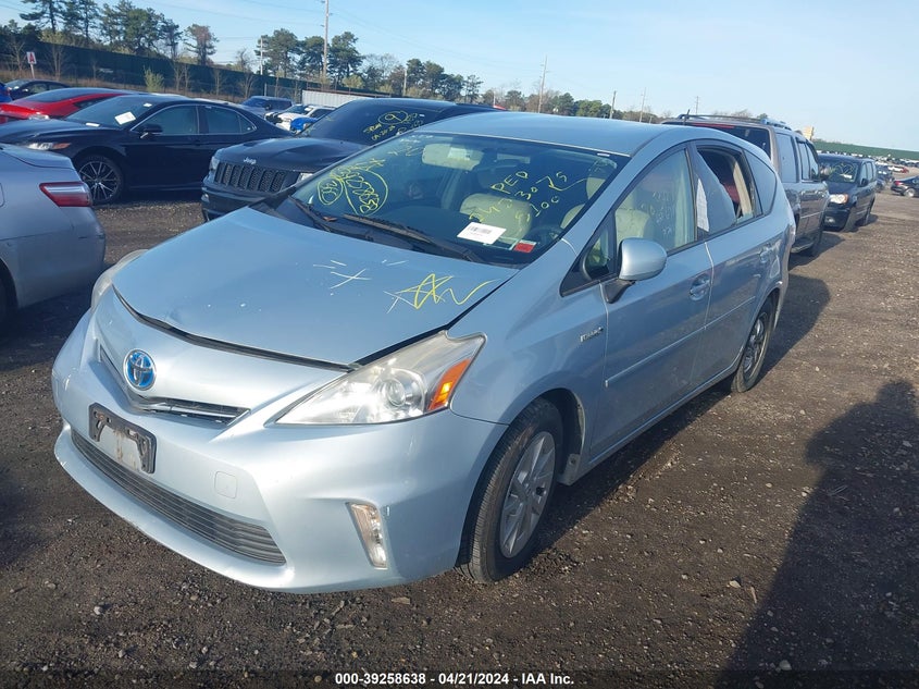 2012 Toyota Prius V Three VIN: JTDZN3EU7C3056994 Lot: 39258638