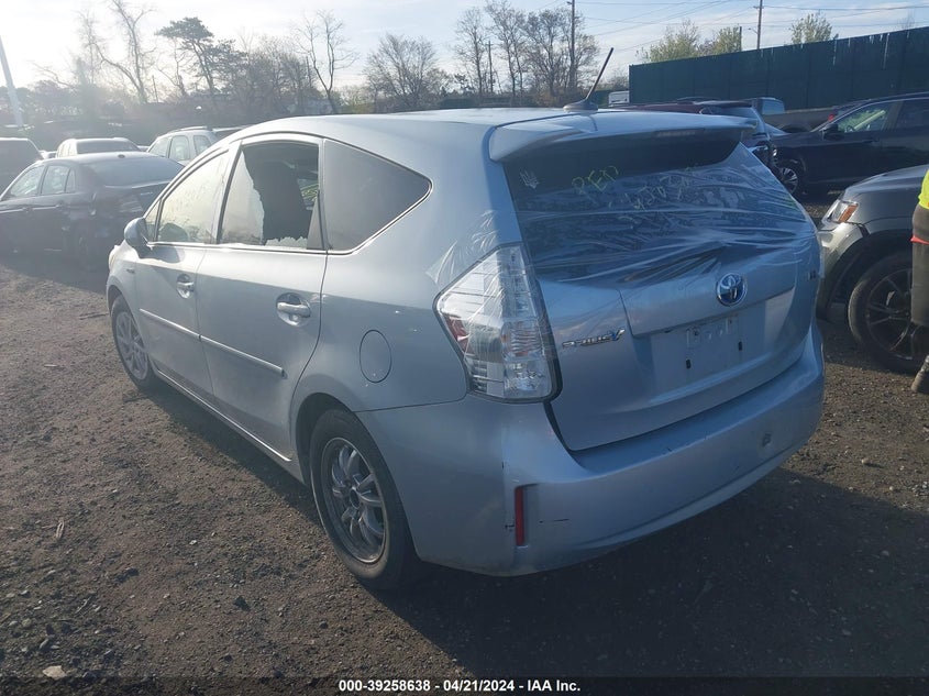 2012 Toyota Prius V Three VIN: JTDZN3EU7C3056994 Lot: 39258638