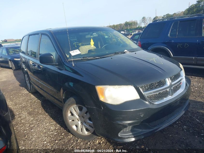 2014 Dodge Grand Caravan Se VIN: 2C4RDGBG6ER405792 Lot: 39258646