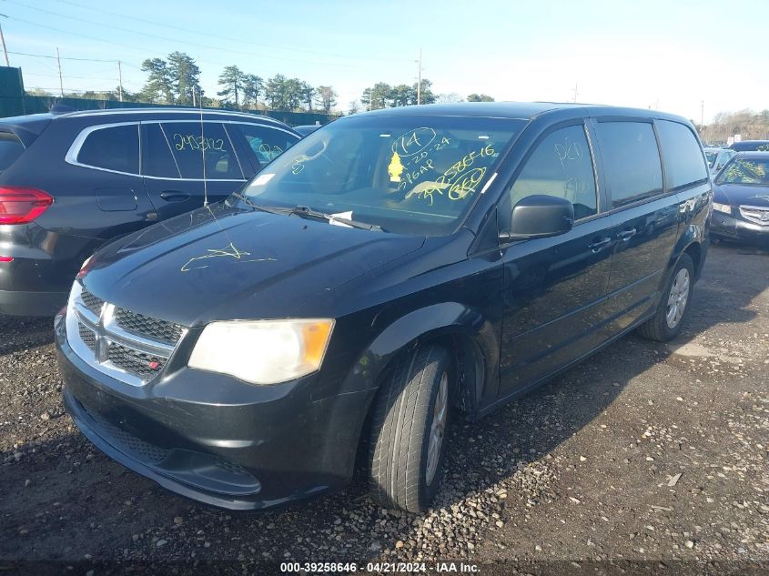 2014 Dodge Grand Caravan Se VIN: 2C4RDGBG6ER405792 Lot: 39258646