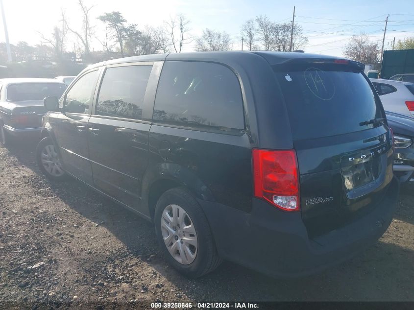 2014 Dodge Grand Caravan Se VIN: 2C4RDGBG6ER405792 Lot: 39235856