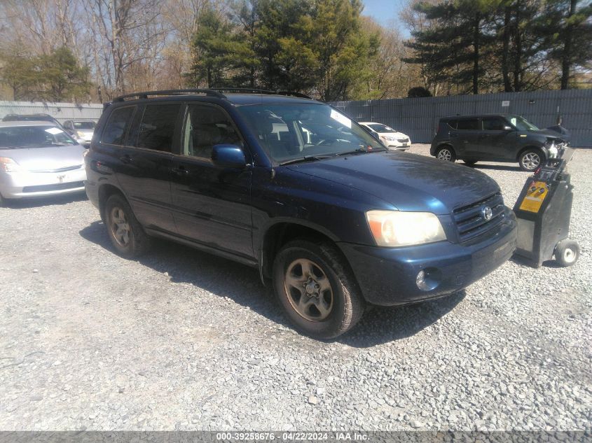 2007 Toyota Highlander VIN: JTEHD21A270048535 Lot: 39258676