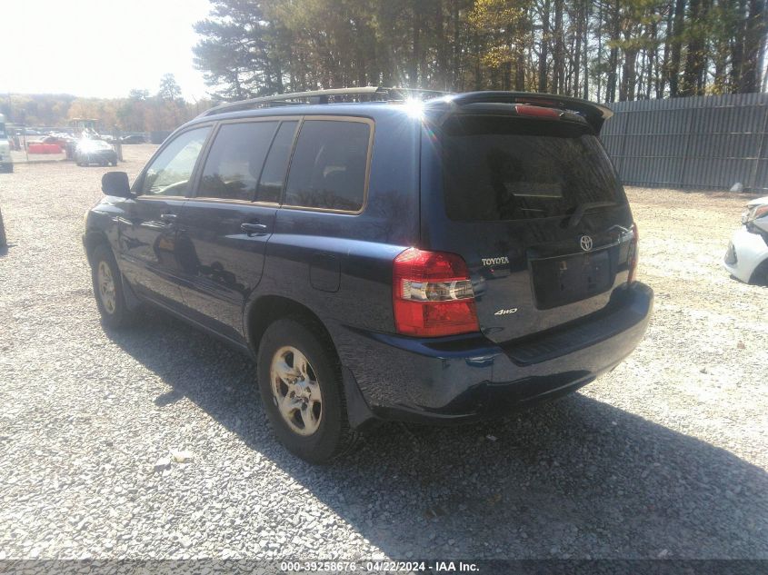 2007 Toyota Highlander VIN: JTEHD21A270048535 Lot: 39258676