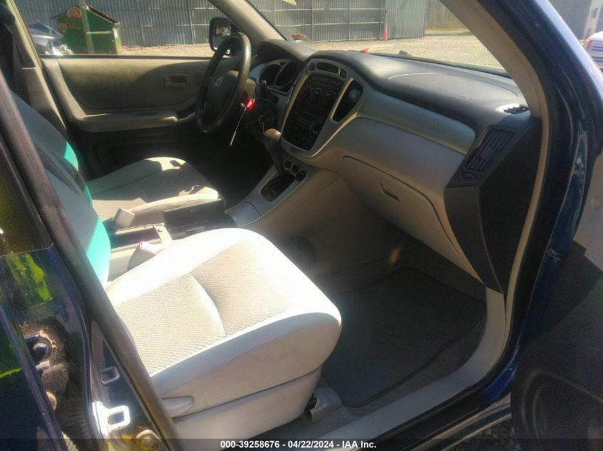 2007 Toyota Highlander VIN: JTEHD21A270048535 Lot: 39258676