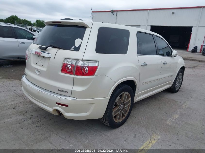 2012 GMC Acadia Denali VIN: 1GKKVTEDXCJ304172 Lot: 39258701