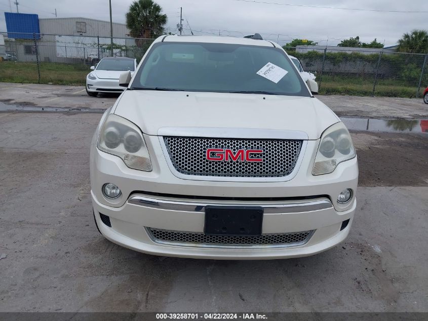 2012 GMC Acadia Denali VIN: 1GKKVTEDXCJ304172 Lot: 39258701