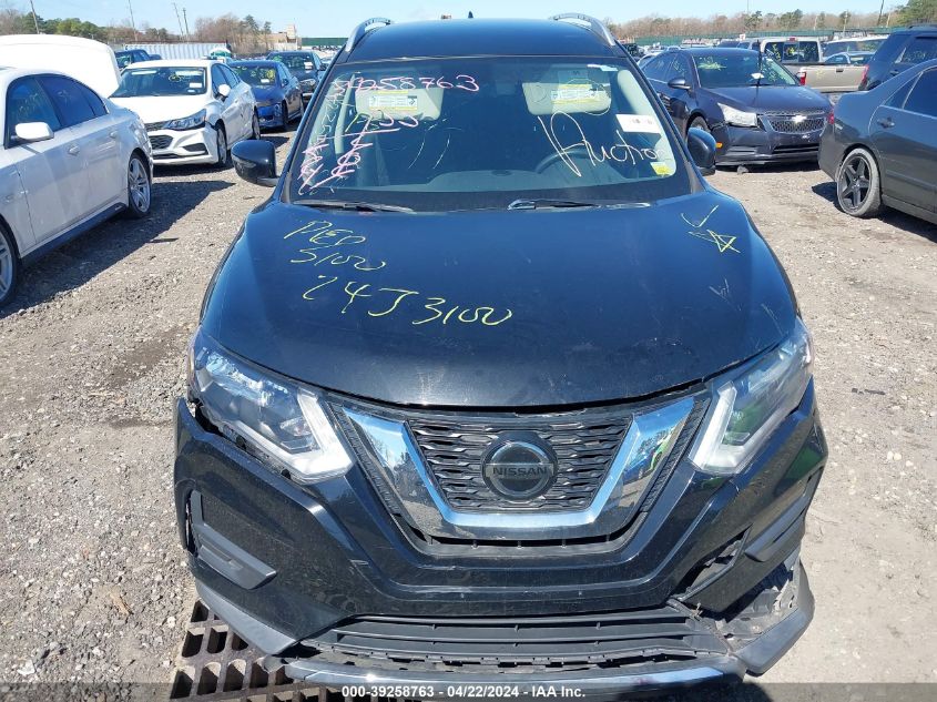 2019 Nissan Rogue Sv VIN: KNMAT2MVXKP523923 Lot: 39258763