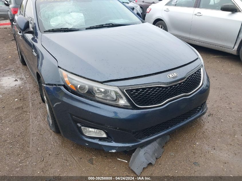 2015 Kia Optima Lx VIN: 5XXGM4A74FG362667 Lot: 39258805