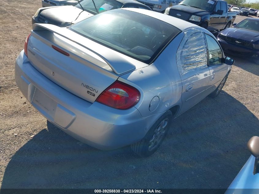 2004 Dodge Neon Sxt VIN: 1B3ES56C74D544218 Lot: 39258830