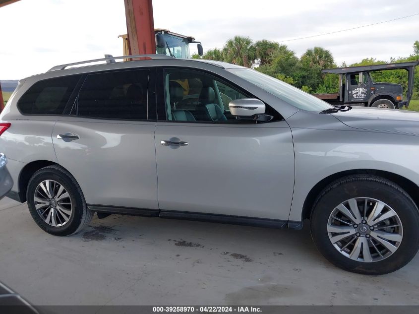 2019 Nissan Pathfinder Sl VIN: 5N1DR2MM2KC615971 Lot: 39258970