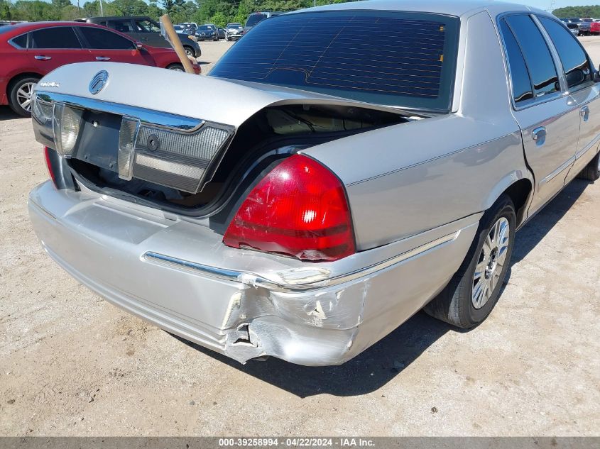 2008 Mercury Grand Marquis Gs VIN: 2MEFM74V18X611003 Lot: 39258994