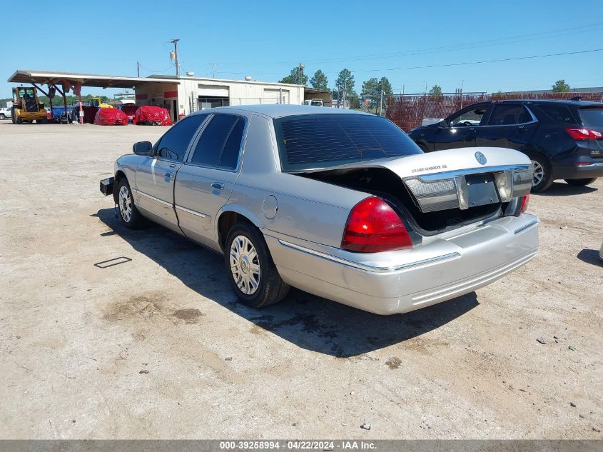 2008 Mercury Grand Marquis Gs VIN: 2MEFM74V18X611003 Lot: 39258994