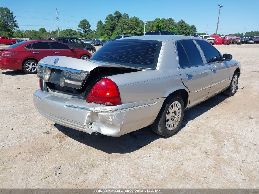 2008 Mercury Grand Marquis Gs VIN: 2MEFM74V18X611003 Lot: 39258994