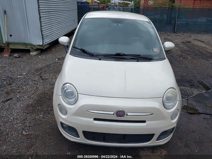 3C3CFFBR7DT572223 | 2013 FIAT 500