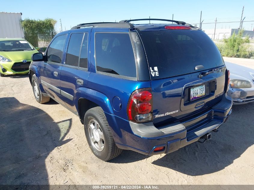 2004 Chevrolet Trailblazer Ls VIN: 1GNDS13S842407662 Lot: 39259121