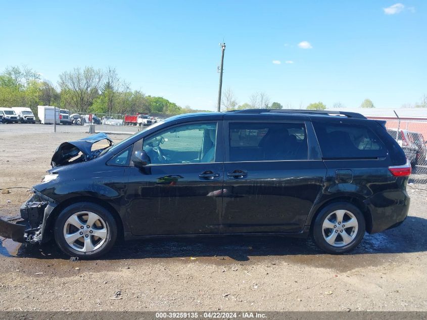 2015 Toyota Sienna Le 8 Passenger VIN: 5TDKK3DC9FS596644 Lot: 39259135