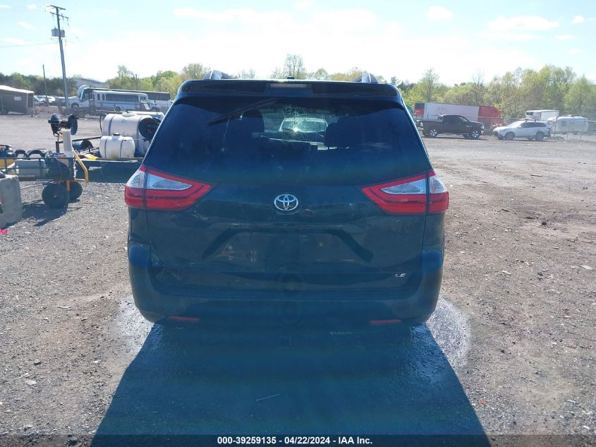 2015 Toyota Sienna Le 8 Passenger VIN: 5TDKK3DC9FS596644 Lot: 39259135