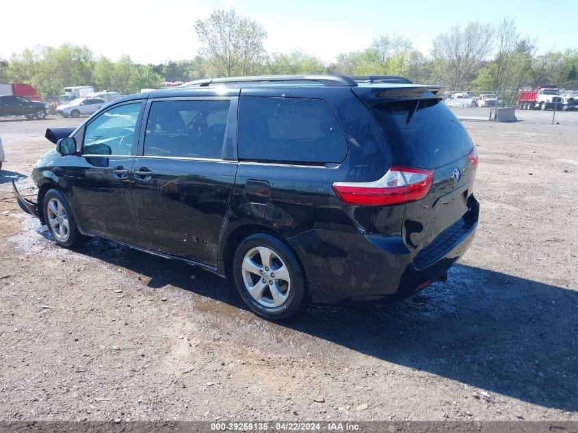 2015 Toyota Sienna Le 8 Passenger VIN: 5TDKK3DC9FS596644 Lot: 39259135