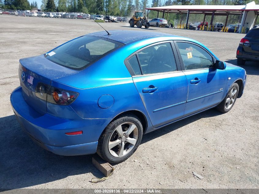 2004 Mazda Mazda3 S VIN: JM1BK323541213523 Lot: 39259136