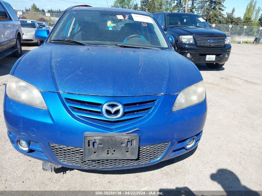 2004 Mazda Mazda3 S VIN: JM1BK323541213523 Lot: 39259136