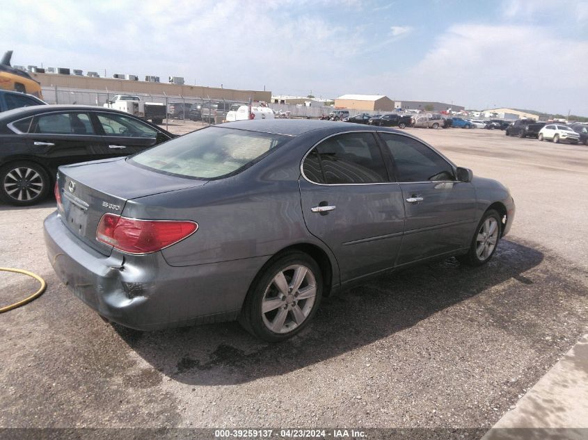 2005 Lexus Es 330 VIN: JTHBA30G355121893 Lot: 39259137