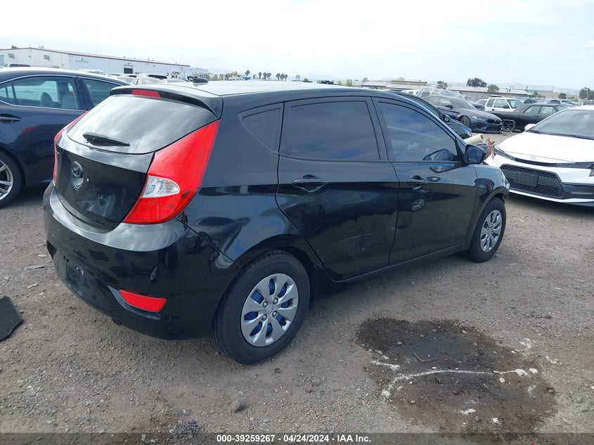 VIN KMHCT5AEXHU353938 2017 HYUNDAI ACCENT SE