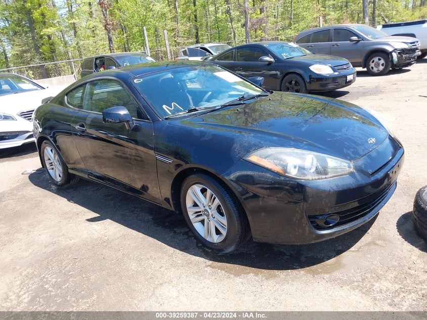 2008 Hyundai Tiburon Gs VIN: KMHHM66D18U292035 Lot: 39259387