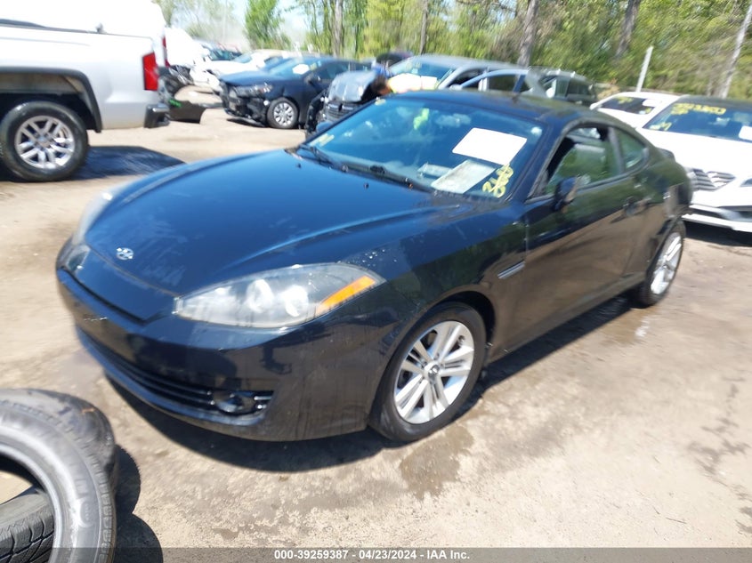 2008 Hyundai Tiburon Gs VIN: KMHHM66D18U292035 Lot: 39259387