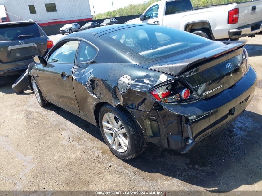 2008 Hyundai Tiburon Gs VIN: KMHHM66D18U292035 Lot: 39259387