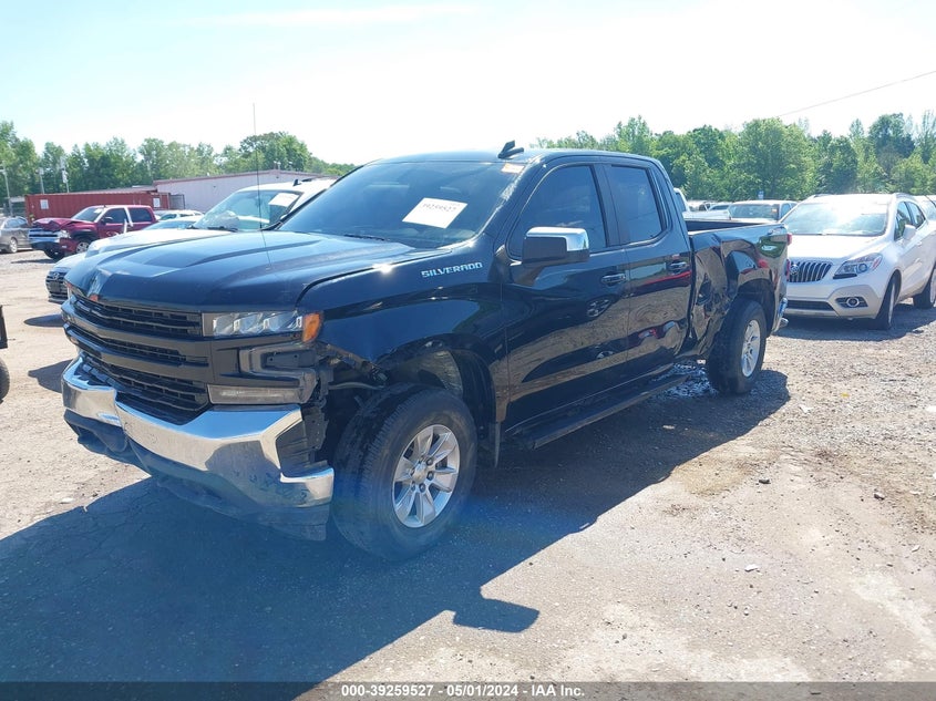 2019 CHEVROLET SILVERADO 1500 LT - 1GCRYDED4KZ204740
