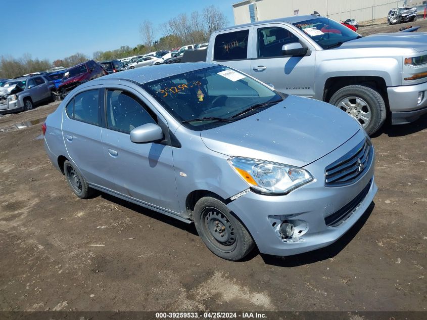 2019 Mitsubishi Mirage G4 Es VIN: ML32F3FJ2KHF17125 Lot: 39259533