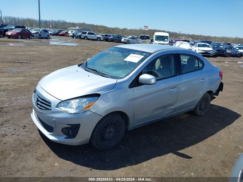 2019 Mitsubishi Mirage G4 Es VIN: ML32F3FJ2KHF17125 Lot: 39259533