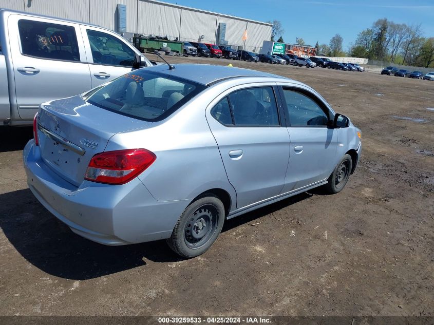 2019 Mitsubishi Mirage G4 Es VIN: ML32F3FJ2KHF17125 Lot: 39259533