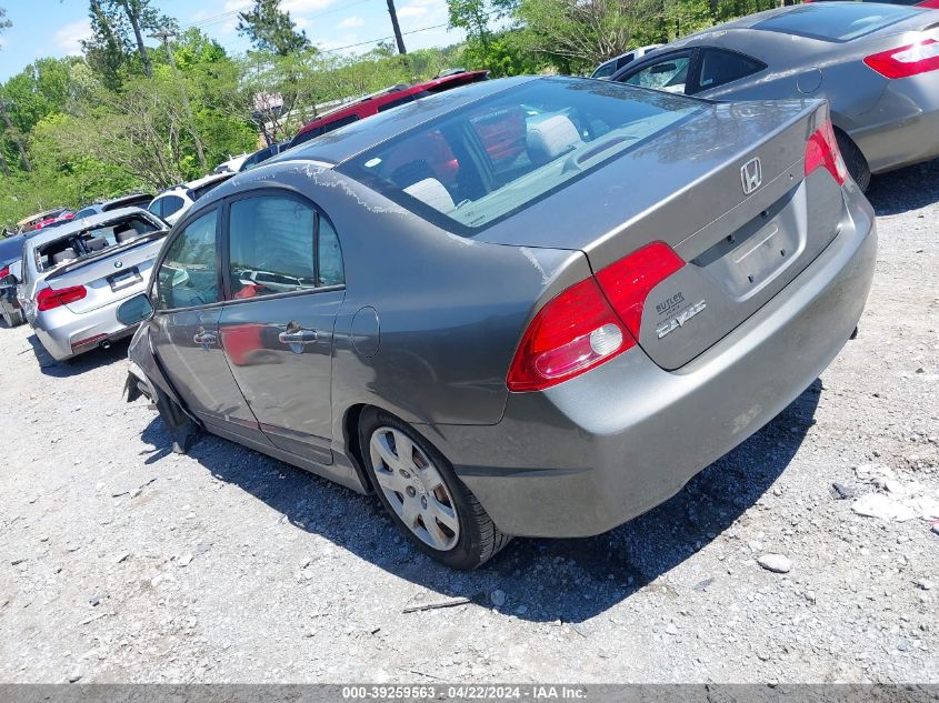 2006 Honda Civic Lx VIN: 1HGFA16576L050824 Lot: 39259563